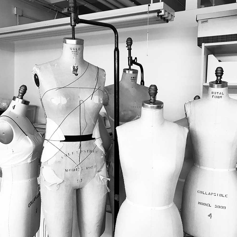 Dress forms in the In Style USA atelier